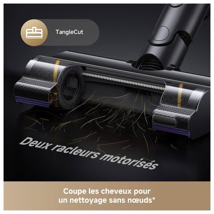 DREAME V30 - Aspirateur Balai sans Fil - Nettoyage des Bords a 0 mm - Puissance 330 AW - Filtration a 99,99% DREAME V30 - Aspirateur Balai sans Fil - Nettoyage des Bords a 0 mm - Puissance 330 AW - Filtration a 99,99%