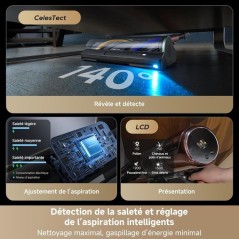 DREAME V30 - Aspirateur Balai sans Fil - Nettoyage des Bords a 0 mm -