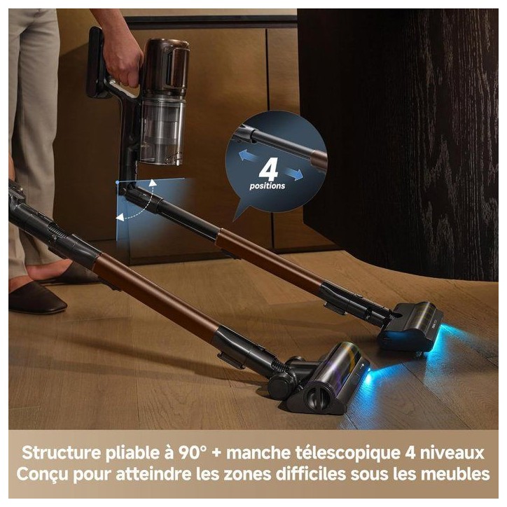 DREAME V30 - Aspirateur Balai sans Fil - Nettoyage des Bords a 0 mm - Puissance 330 AW - Filtration a 99,99% DREAME V30 - Aspirateur Balai sans Fil - Nettoyage des Bords a 0 mm - Puissance 330 AW - Filtration a 99,99%