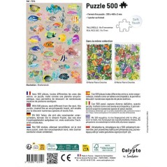 Puzzle - SENTOSPHERE - Calypto - 500 pieces - Poissons exotiques - Tou