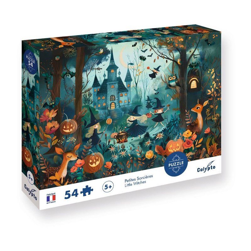 Puzzle - SENTOSPHERE - 54 pieces - Les Petites Sorcieres - Inventer de