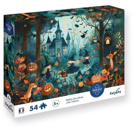 Puzzle - SENTOSPHERE - 54 pieces - Les Petites Sorcieres - Inventer de