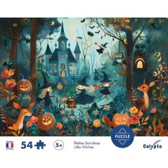 Puzzle - SENTOSPHERE - 54 pieces - Les Petites Sorcieres - Inventer de