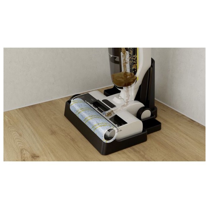 Aspirateur Balai Laveur sans fil Karcher FCV 4 Dry - Eau et Poussieres - 200 m² - aspire lave et seche - station de séchage co Aspirateur Balai Laveur sans fil Karcher FCV 4 Dry - Eau et Poussieres - 200 m² - aspire lave et seche - station de séchage co