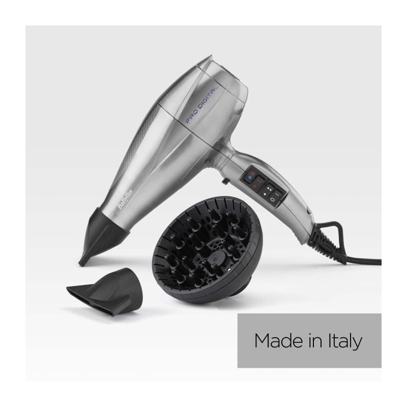 Seche-cheveux - BaByliss - 6000E Pro Digital 2200 - Technologie Ioniqu