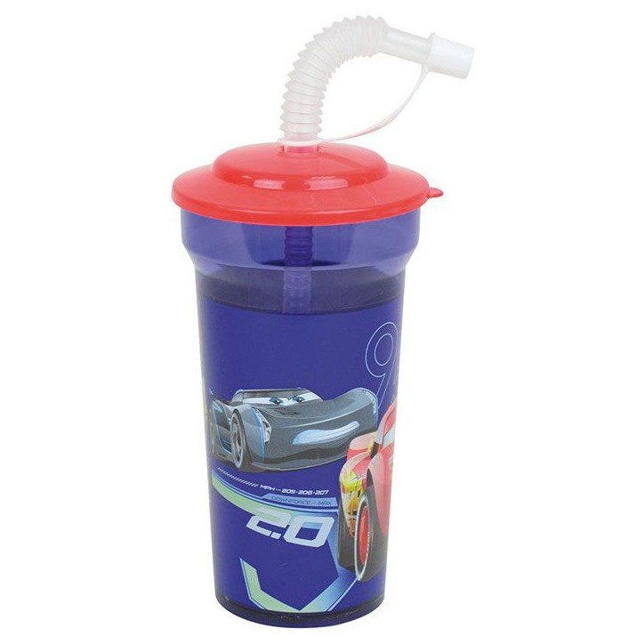 Lot vaisselle - FUN HOUSE - DISNEY CARS - 2 Verres, 2 Assiettes creuses Ø16 cm, 2 lots de couverts, Gobelet paille Lot vaisselle - FUN HOUSE - DISNEY CARS - 2 Verres, 2 Assiettes creuses Ø16 cm, 2 lots de couverts, Gobelet paille