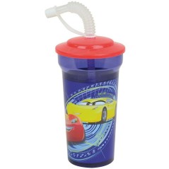 Lot vaisselle - FUN HOUSE - DISNEY CARS - 2 Verres, 2 Assiettes creuse