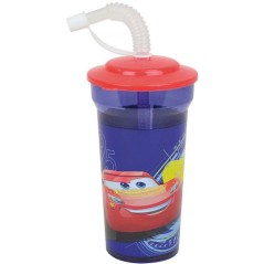 Lot vaisselle - FUN HOUSE - DISNEY CARS - 2 Verres, 2 Assiettes creuse