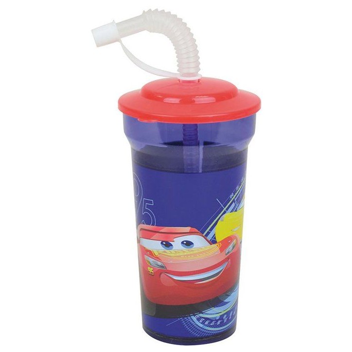 Lot vaisselle - FUN HOUSE - DISNEY CARS - 2 Verres, 2 Assiettes creuses Ø16 cm, 2 lots de couverts, Gobelet paille Lot vaisselle - FUN HOUSE - DISNEY CARS - 2 Verres, 2 Assiettes creuses Ø16 cm, 2 lots de couverts, Gobelet paille