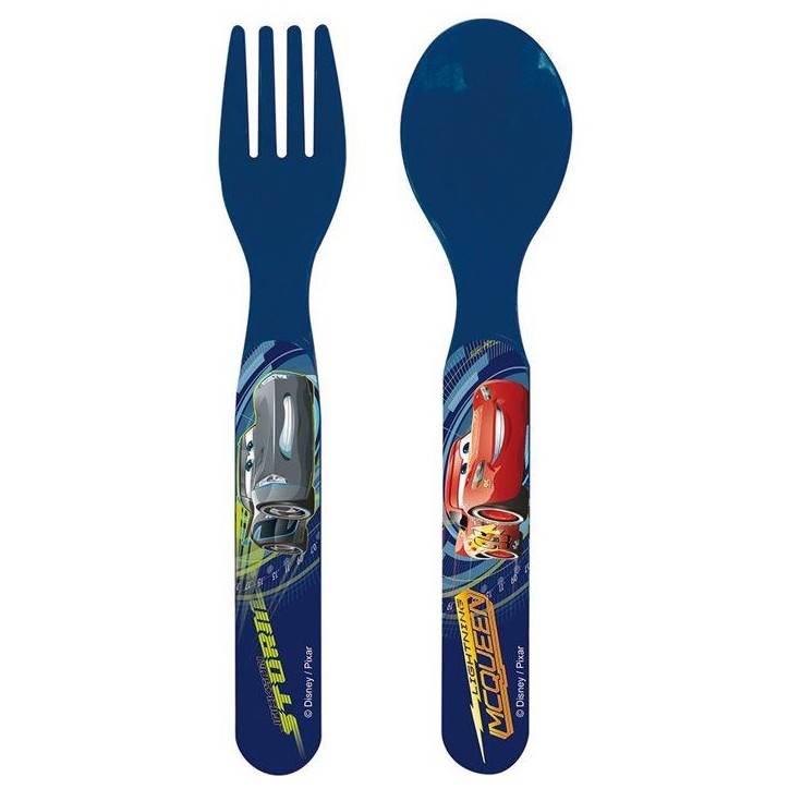 Lot vaisselle - FUN HOUSE - DISNEY CARS - 2 Verres, 2 Assiettes creuses Ø16 cm, 2 lots de couverts, Gobelet paille Lot vaisselle - FUN HOUSE - DISNEY CARS - 2 Verres, 2 Assiettes creuses Ø16 cm, 2 lots de couverts, Gobelet paille