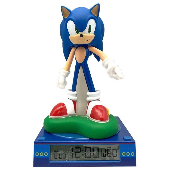 Reveil figurine 3D lumineuse - KIDS LICENSING - Sonic - Des 3 ans Reveil figurine 3D lumineuse - KIDS LICENSING - Sonic - Des 3 ans