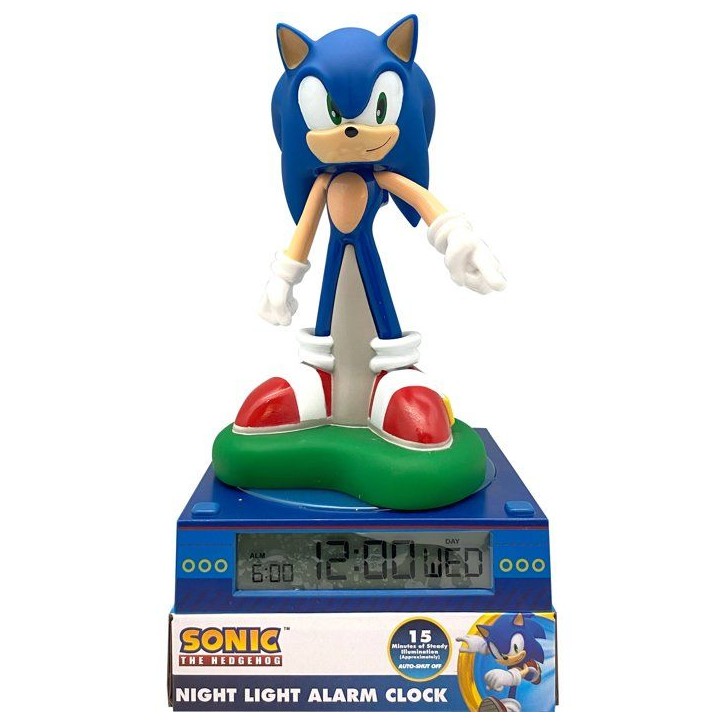 Reveil figurine 3D lumineuse - KIDS LICENSING - Sonic - Des 3 ans Reveil figurine 3D lumineuse - KIDS LICENSING - Sonic - Des 3 ans