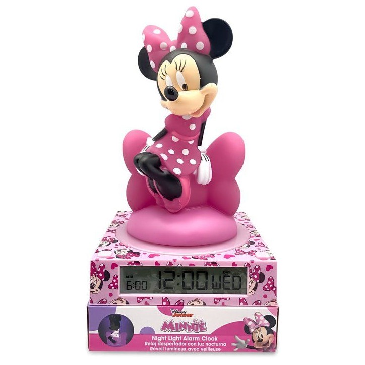Reveil figurine 3D lumineuse - KIDS LICENSING - Minnie - Des 3 ans Reveil figurine 3D lumineuse - KIDS LICENSING - Minnie - Des 3 ans