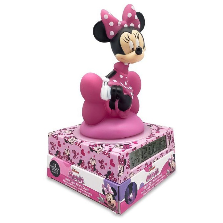 Reveil figurine 3D lumineuse - KIDS LICENSING - Minnie - Des 3 ans Reveil figurine 3D lumineuse - KIDS LICENSING - Minnie - Des 3 ans