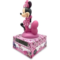 Reveil figurine 3D lumineuse - KIDS LICENSING - Minnie - Des 3 ans