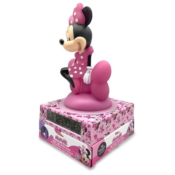 Reveil figurine 3D lumineuse - KIDS LICENSING - Minnie - Des 3 ans Reveil figurine 3D lumineuse - KIDS LICENSING - Minnie - Des 3 ans