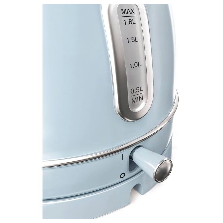 Bouilloire vintage - SWEISS - KTL6 - 2200 W - 1,8 L - Socle 360° - Bleu Bouilloire vintage - SWEISS - KTL6 - 2200 W - 1,8 L - Socle 360° - Bleu