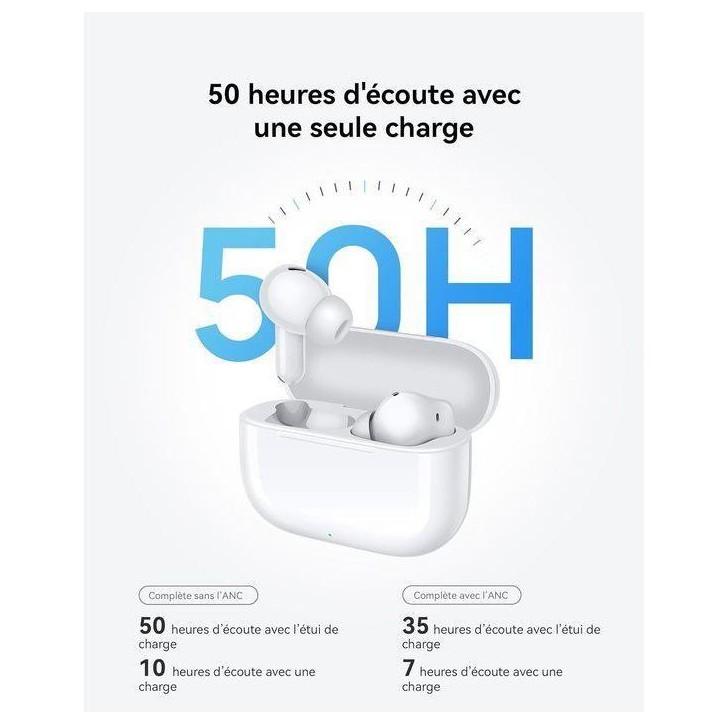 Ecouteurs sans fil - Huawei - Freebuds SE 4 ANC - Noir Ecouteurs sans fil - Huawei - Freebuds SE 4 ANC - Noir