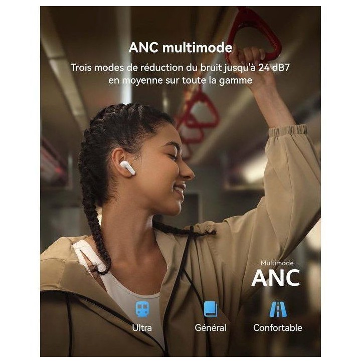 Ecouteurs sans fil - Huawei - Freebuds SE 4 ANC - Noir Ecouteurs sans fil - Huawei - Freebuds SE 4 ANC - Noir