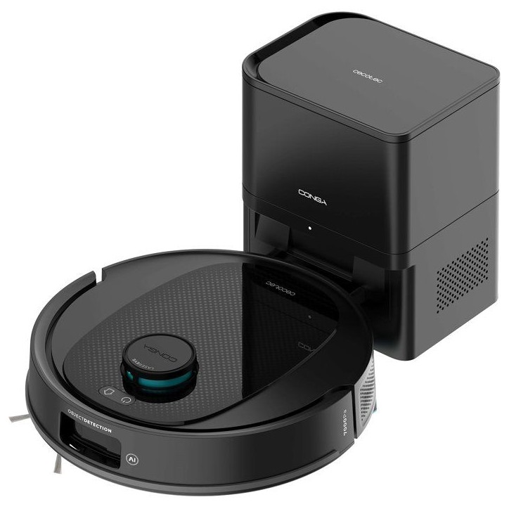 Aspirateur Robot Laveur - CECOTEC Conga Y80 - 13 000 Pa - 220 min - 220 m² - Noir Aspirateur Robot Laveur - CECOTEC Conga Y80 - 13 000 Pa - 220 min - 220 m² - Noir