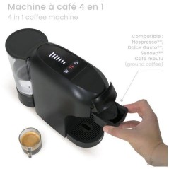 Machine a café multi-capsules 4-en-1 - LIVOO - DOD217N - 1400 W - 7 n