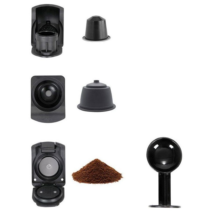 Machine a café multi-capsules 4-en-1 - LIVOO - DOD217N - 1400 W - 7 niveaux d'intensité du café - Noir Machine a café multi-capsules 4-en-1 - LIVOO - DOD217N - 1400 W - 7 niveaux d'intensité du café - Noir