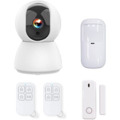 Kit d'alarme évolutif - KYF - 434Mhz - Wifi - Caméra IP PT 4MP avec