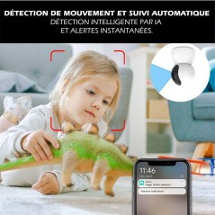 Kit d'alarme évolutif - KYF - 434Mhz - Wifi - Caméra IP PT 4MP avec