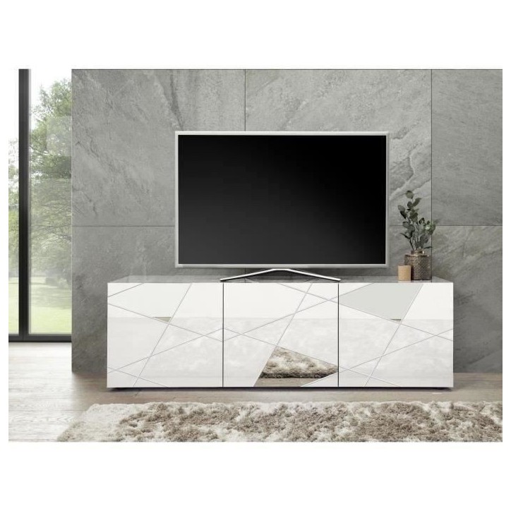 Ensemble Sejour : Buffet 3P 181 cm + Meuble TV 181 cm - Victory