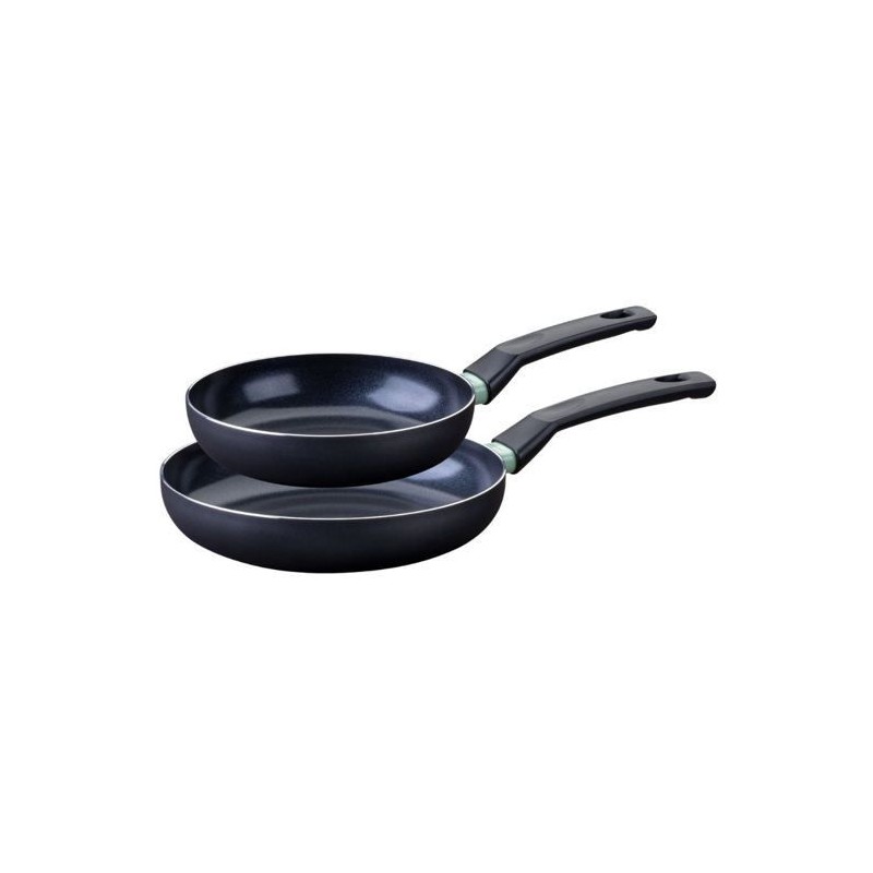 Set de 2 poeles a induction - FACKELMANN - Brandao - Aluminium cérami