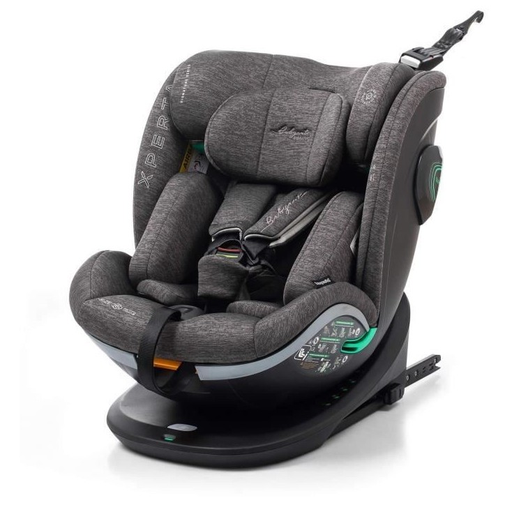 Siege auto - BABYAUTO - XPERTA GREY DOBBY - De la naissance a 12 ans - 0-36 kg - I-Size - ISOFIX - Pivotant 360° - ECE R129 Siege auto - BABYAUTO - XPERTA GREY DOBBY - De la naissance a 12 ans - 0-36 kg - I-Size - ISOFIX - Pivotant 360° - ECE R129