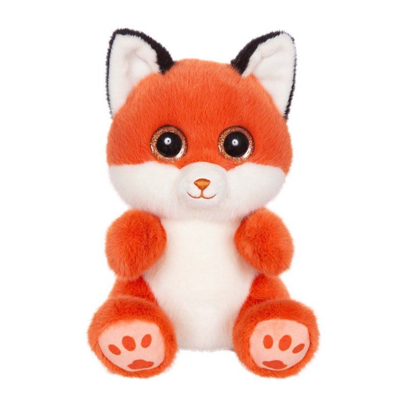 Peluche - Peluche Renard FLAME Cutydoos orange brulé – 23 cm