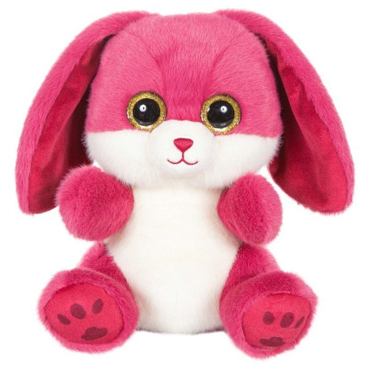 Peluche - Peluche Lapin RUBY Cutydoos rose framboise – 23 cm