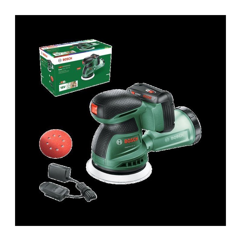 Ponceuse excentrique sans fil BOSCH - EasyOrbit 18V10 - 125mm - 1 batt