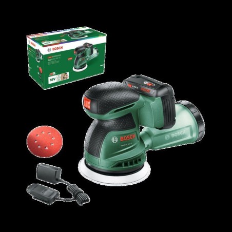 Ponceuse excentrique sans fil BOSCH - EasyOrbit 18V10 - 125mm - 1 batt