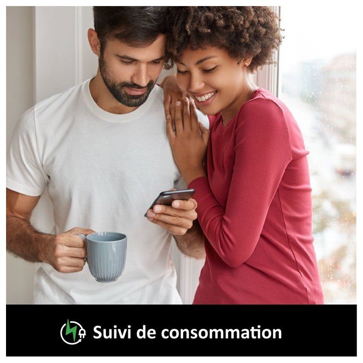 Prise encastrée connectée intérieure - KYF - Wifi - Avec compteur d'énergie + Prise USB et USB - C Prise encastrée connectée intérieure - KYF - Wifi - Avec compteur d'énergie + Prise USB et USB - C