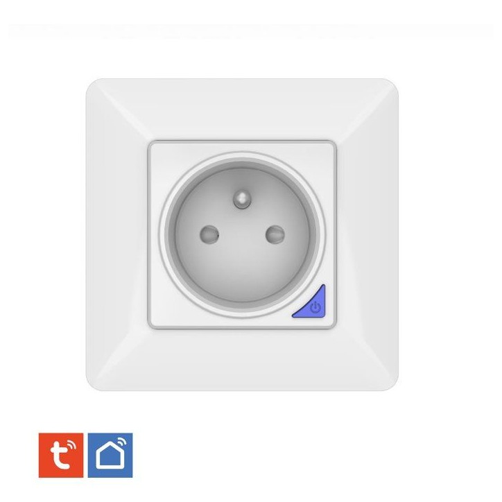 Prise encastrée connectée intérieure - KYF - Wifi - Avec compteur d'énergie