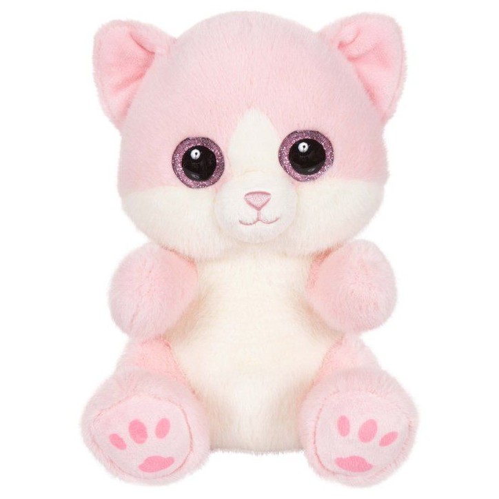 Peluche - Peluche Chat PINKY Cutydoos rose poudré – 23 cm Peluche - Peluche Chat PINKY Cutydoos rose poudré – 23 cm