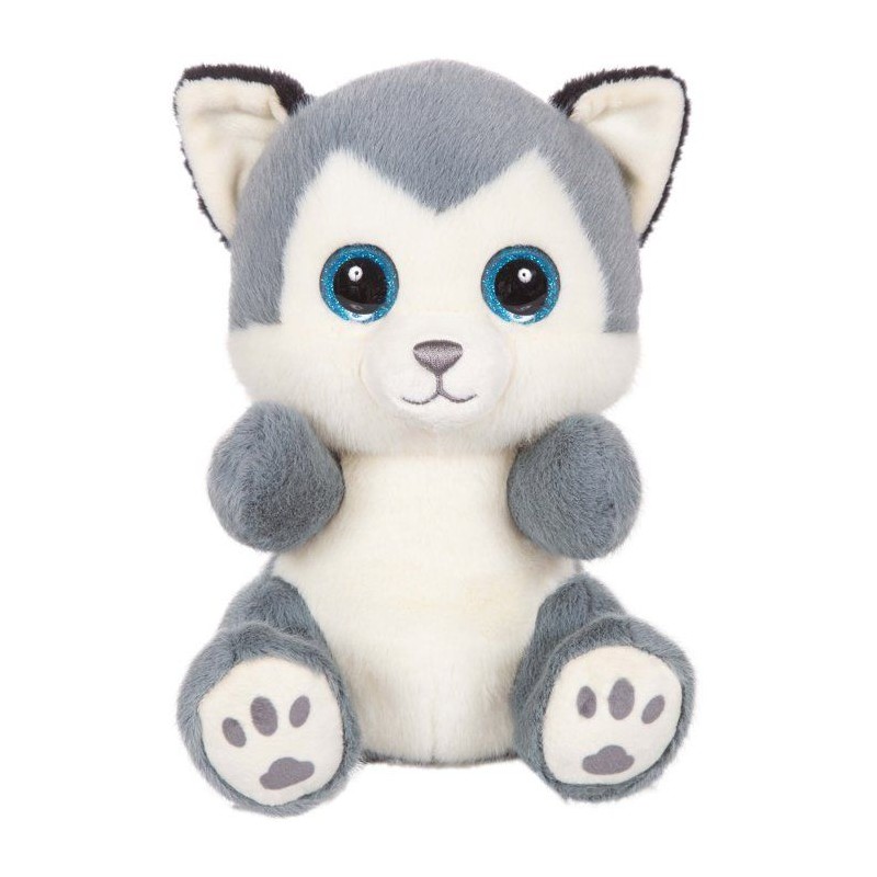 Peluche - Peluche Chien Husky SKANDY Cutydoos gris bleuté – 23 cm