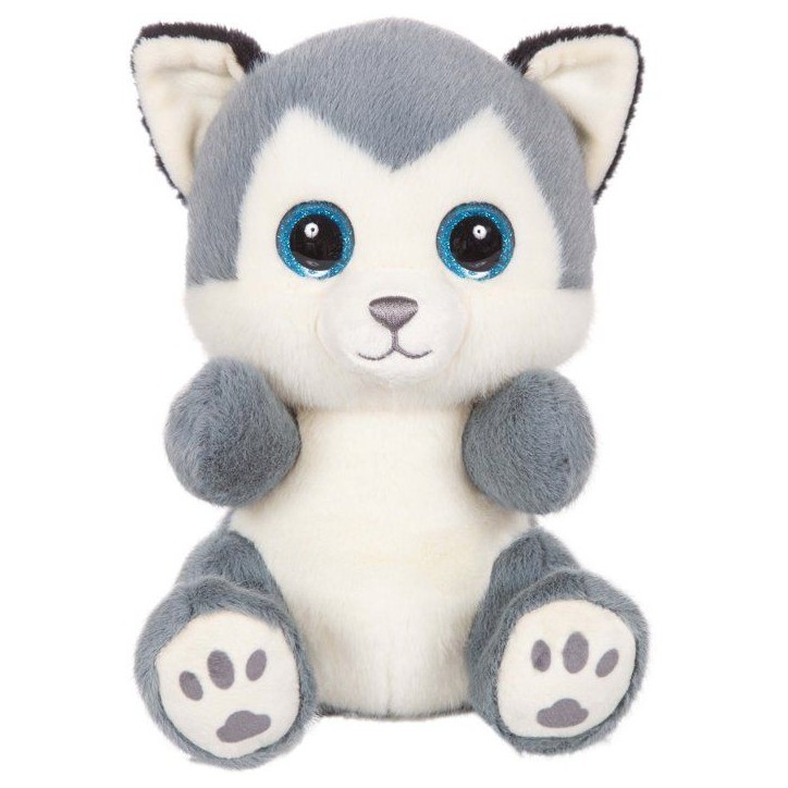 Peluche - Peluche Chien Husky SKANDY Cutydoos gris bleuté – 23 cm Peluche - Peluche Chien Husky SKANDY Cutydoos gris bleuté – 23 cm