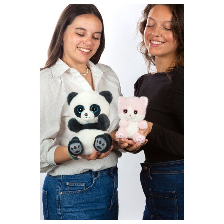 Peluche - Peluche Panda PING Cutydoos gris ardoise – 23 cm Peluche - Peluche Panda PING Cutydoos gris ardoise – 23 cm