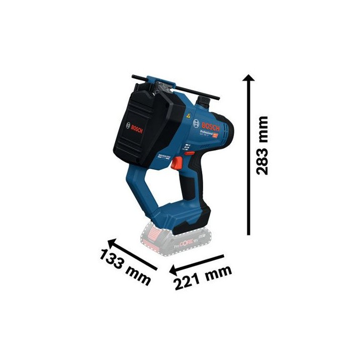 Coupe tige filetée sans fil BOSCH PROFESSIONAL - GGC 18V-12 - 18V - 91 dB(A) - Sans accessoires Coupe tige filetée sans fil BOSCH PROFESSIONAL - GGC 18V-12 - 18V - 91 dB(A) - Sans accessoires