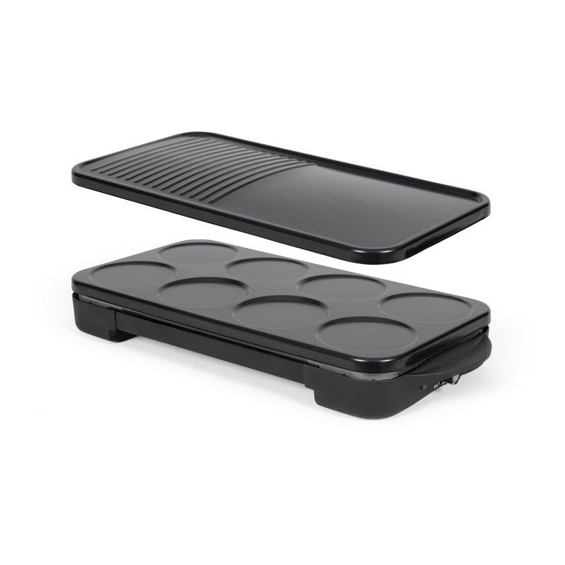 Appareil 2-en-1 crepiere et plancha grill - LIVOO - DOC349N - 1500 W -