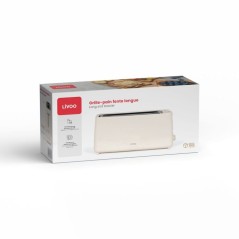 Grille-pain fente longue - LIVOO - DOD168C - 900 W - Thermostat régla