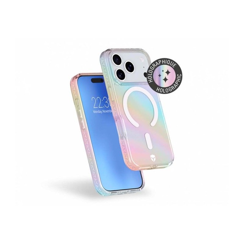 Coque FC Air MagSafe - IPhone17 Pro - Holographique