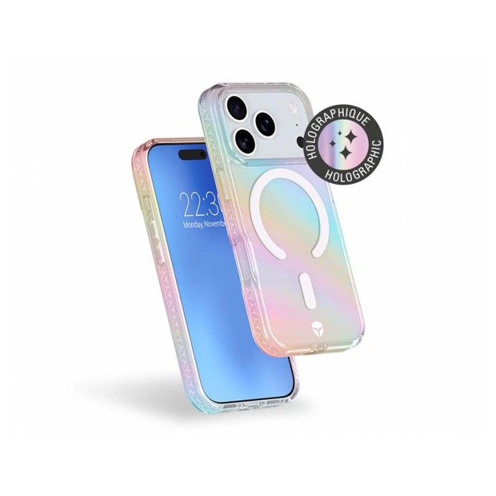 Coque FC Air MagSafe - IPhone17 Pro - Holographique Coque FC Air MagSafe - IPhone17 Pro - Holographique