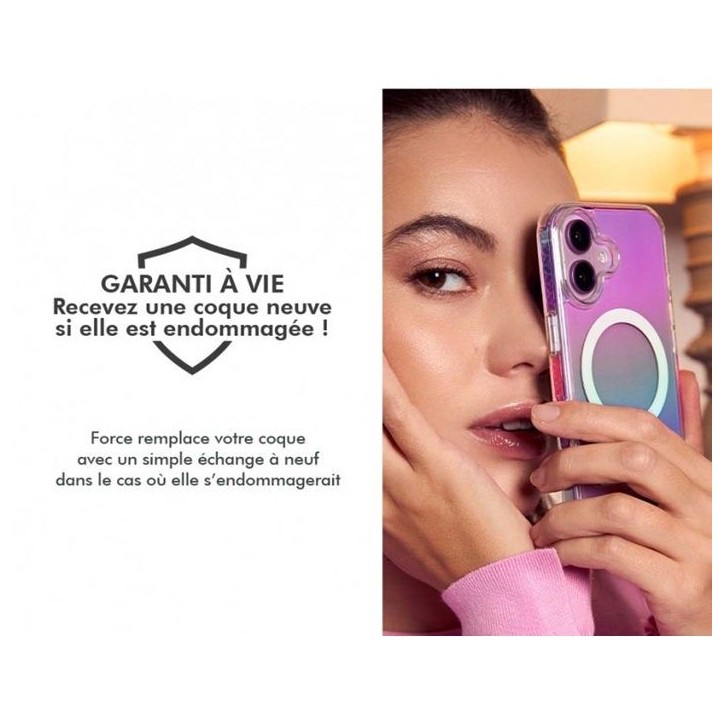 Coque FC Air MagSafe - IPhone17 Pro - Holographique Coque FC Air MagSafe - IPhone17 Pro - Holographique