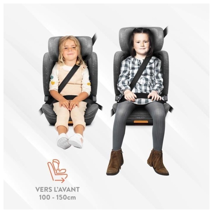 Siege auto - BABYAUTO - CAPAX GREY DOBBY - 4-12 ans - I-Size - 100-150 cm Siege auto - BABYAUTO - CAPAX GREY DOBBY - 4-12 ans - I-Size - 100-150 cm