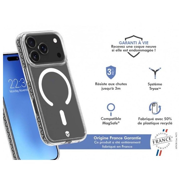 Coque FC Air MagSafe - IPhone 17 Pro - Transparent Coque FC Air MagSafe - IPhone 17 Pro - Transparent
