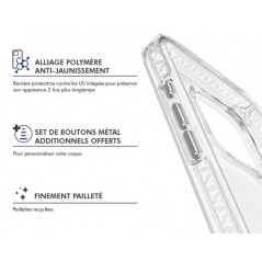 Coque FC Air Xtrem MagSafe - IPhone17 Pro Max - Recyclé - Paillettes